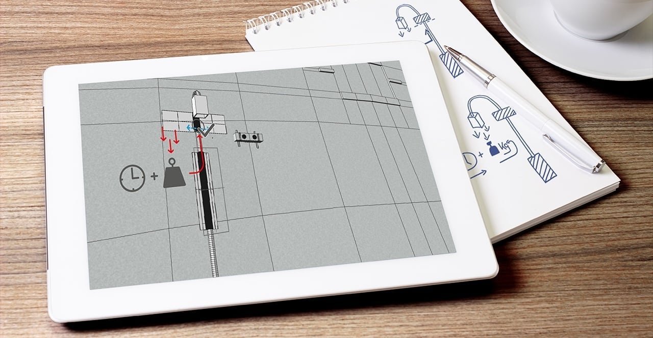 Das Endprodukt ist eine 3D-Animation – erste Ideen werden klassisch mit der Hand skizziert