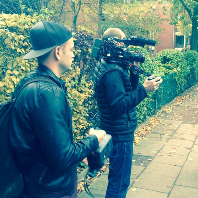 Behind the scenes Videoshooting