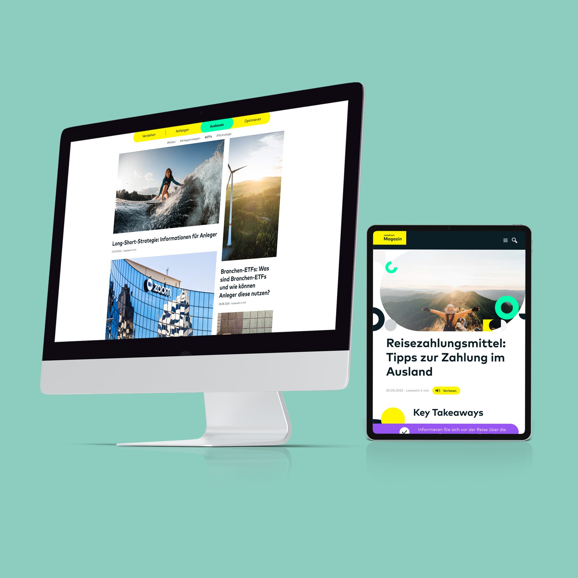 Online Kundenmagazin comdirect Content Online Kundenmagazin comdirect user-centric Content