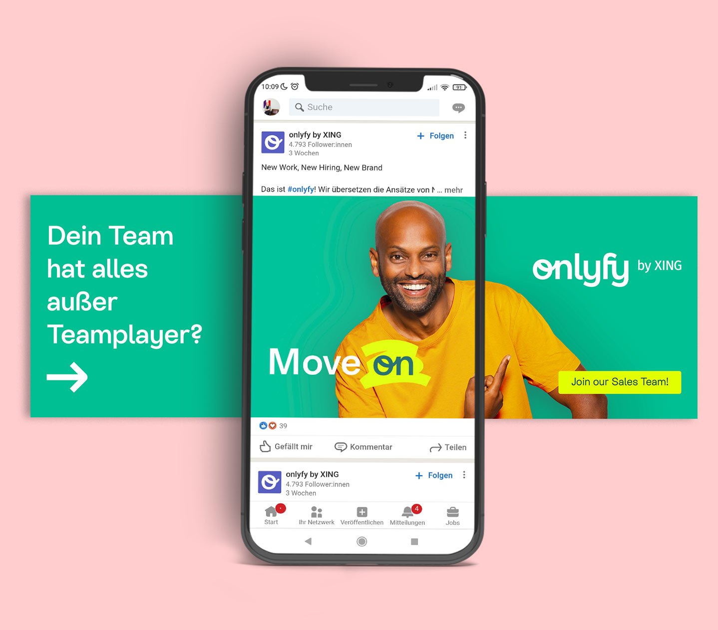 Linkedin Kampagne von onlyfy onlyfy Kampagne bei Linkedin