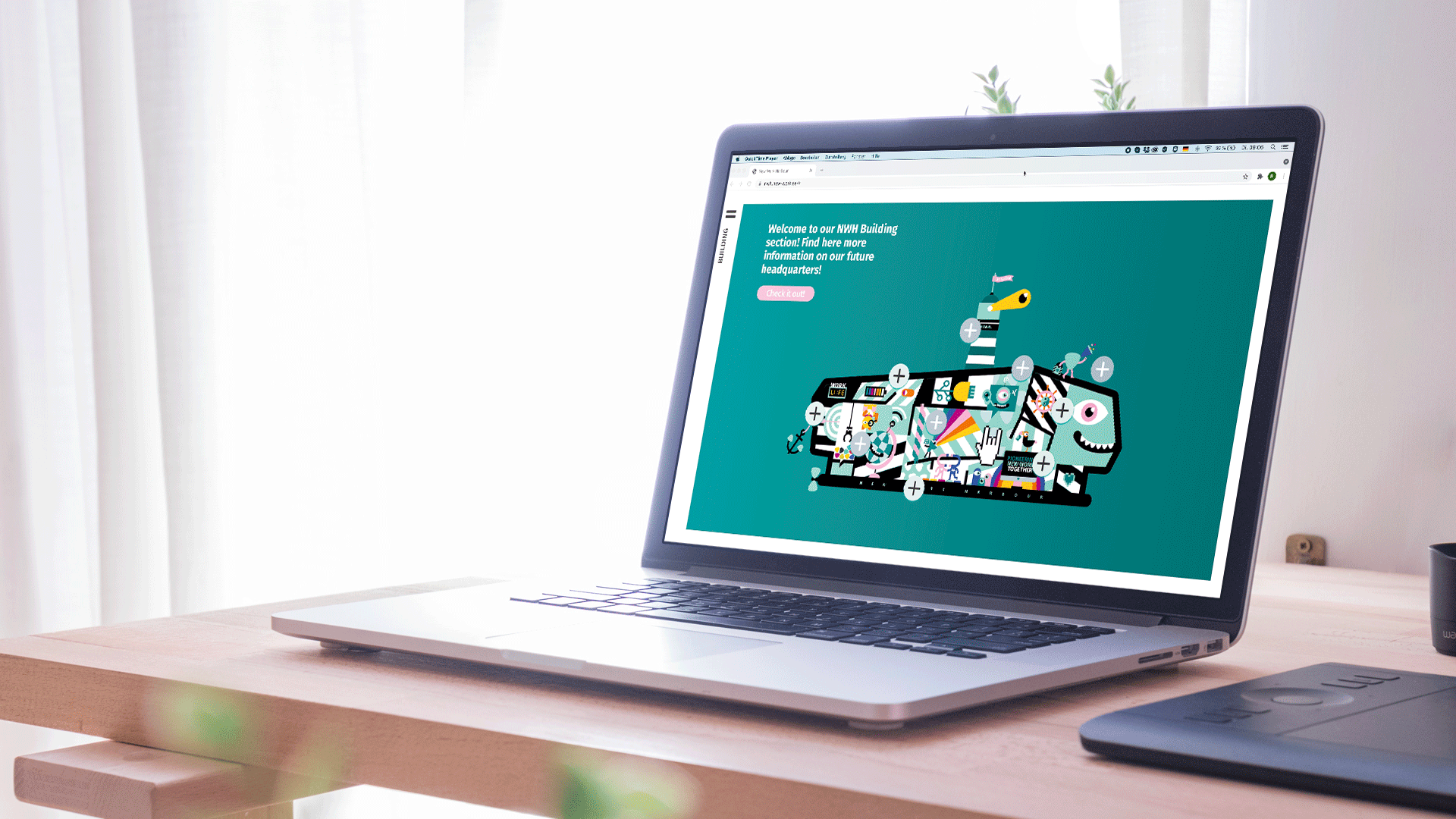 Beispiel einer interaktiven Map auf Unternehmenswebsite interaktive Map auf Unternehmenwebsite
